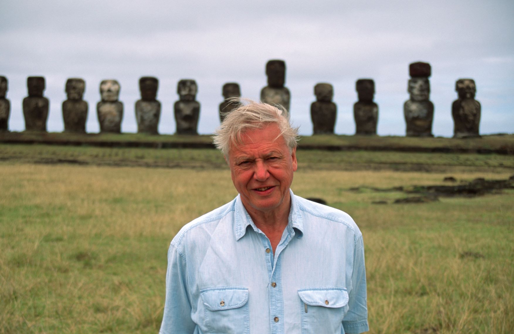 David Attenborough on Easter Island