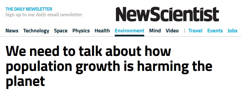 New Scientist headline