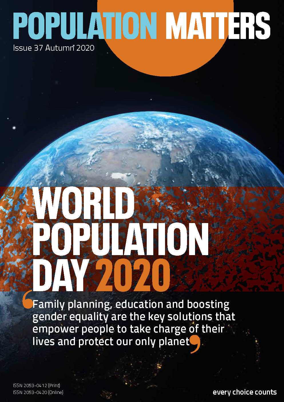 Population Matters Magazine Autumn 2020