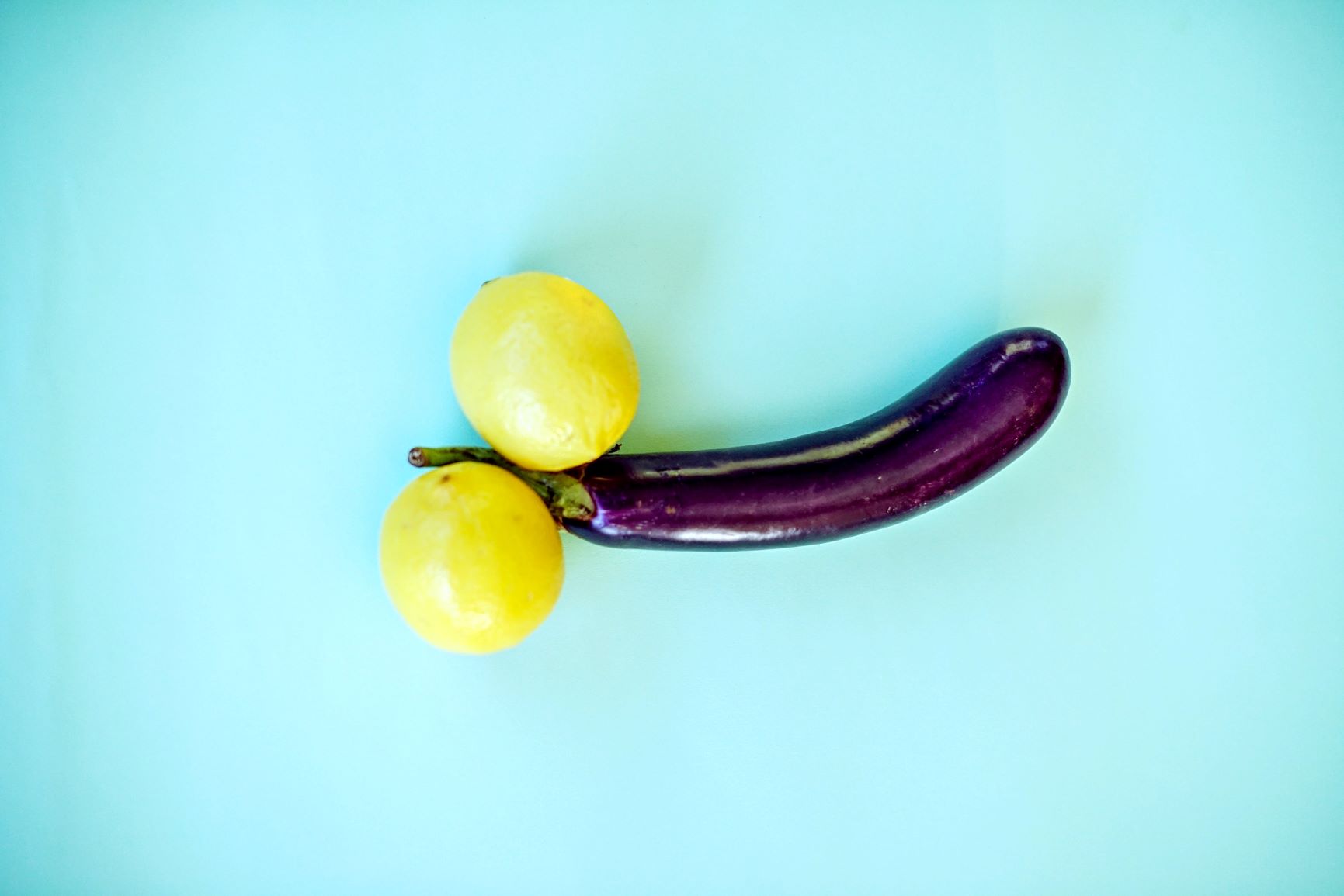 Aubergine with lemons