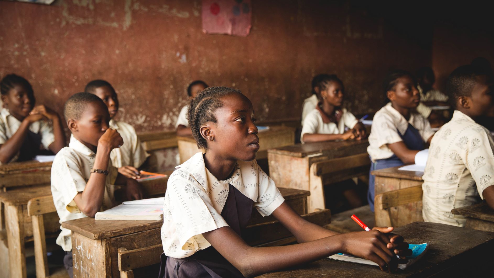 African school girl