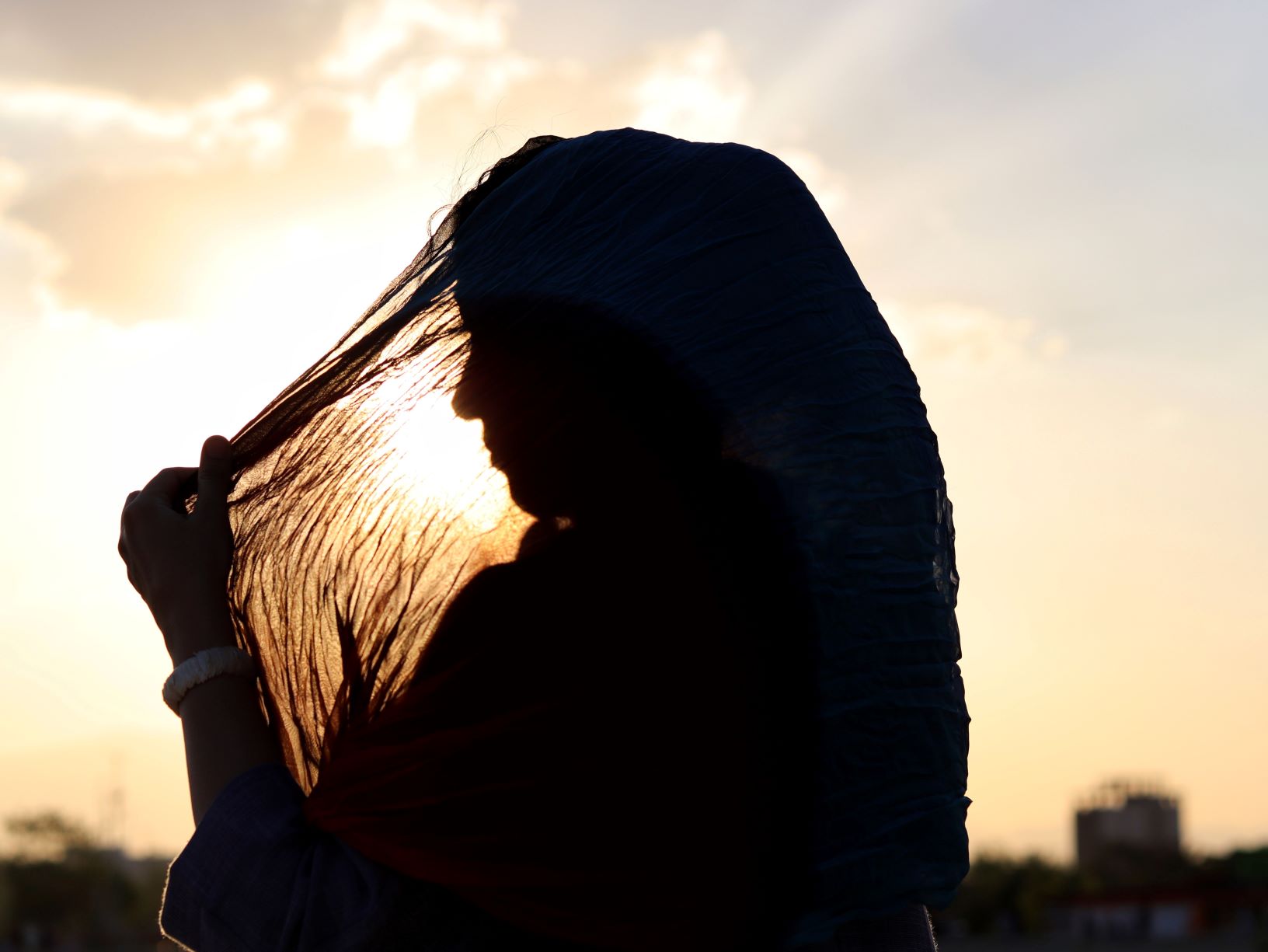 Veiled woman