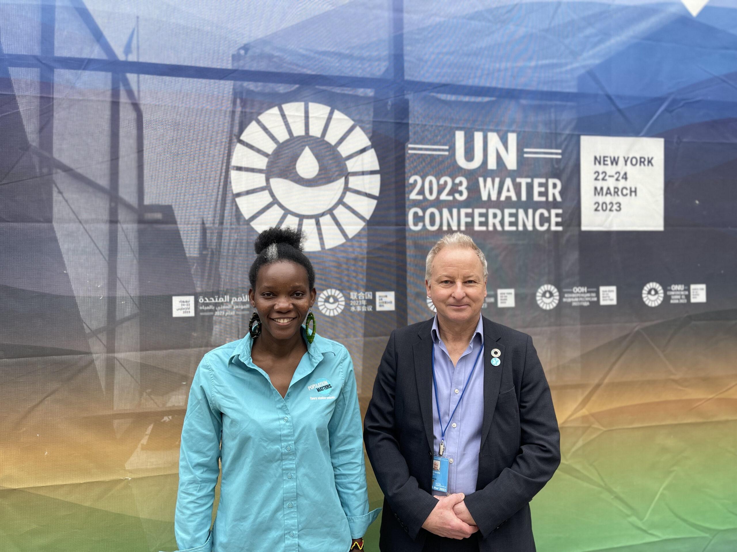 Talking population at the UN Water Conference