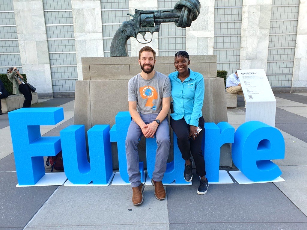 Josh and Florence at Summit of the Future